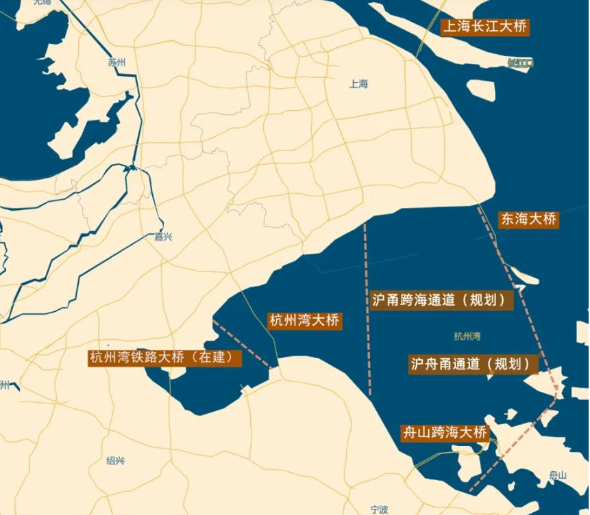 中国最長の海上橋計画が前進 上海―寧波「海上通道」を国家計画に明記